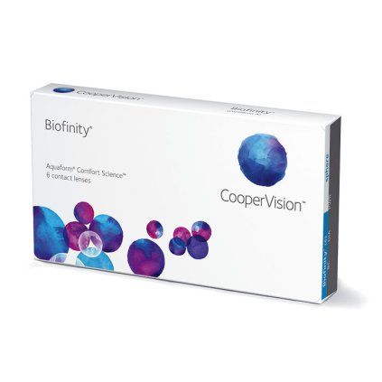 Biofinity - měsíční (3 čočky) (Dioptrie -0.50, Průměr 14.00, Zakřivení 8.60)