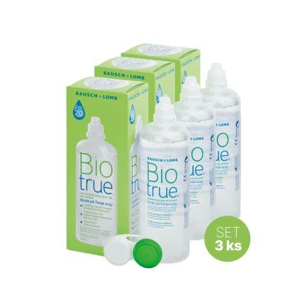 Biotrue 3x 300 ml s pouzdrem